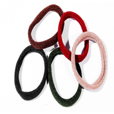 Nylon Elastic Hair Ties Anti Breakage Seamless Ponytail Holders Hair Bands Accessories